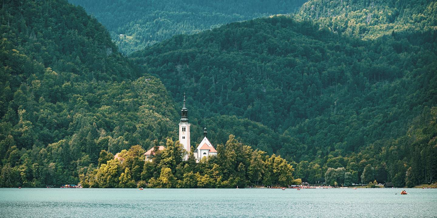 Lac de Bled, région de la Haute-Carniole - Slovénie