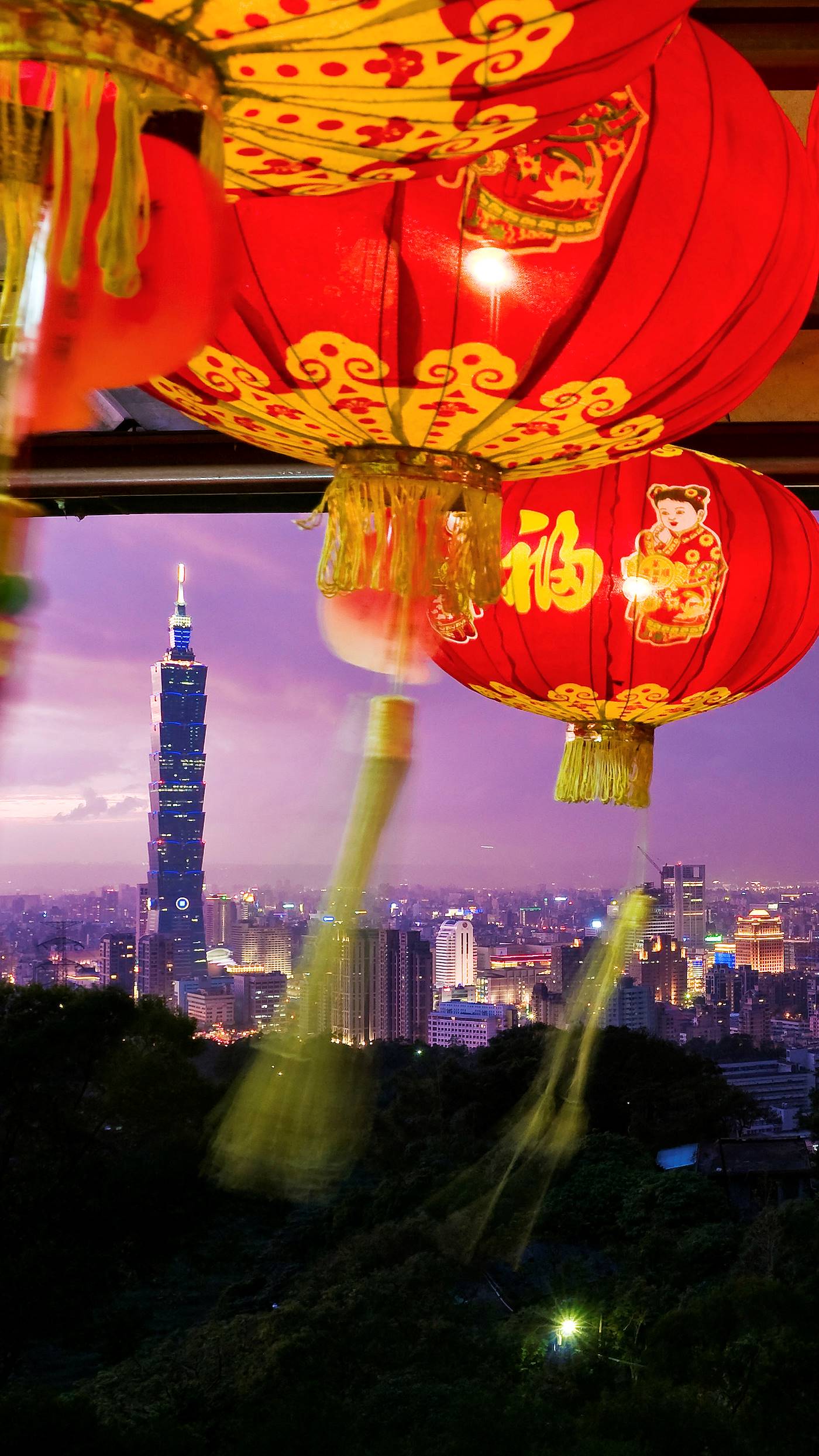 Vue sur Taipei depuis la Tour 101 - Taiwan