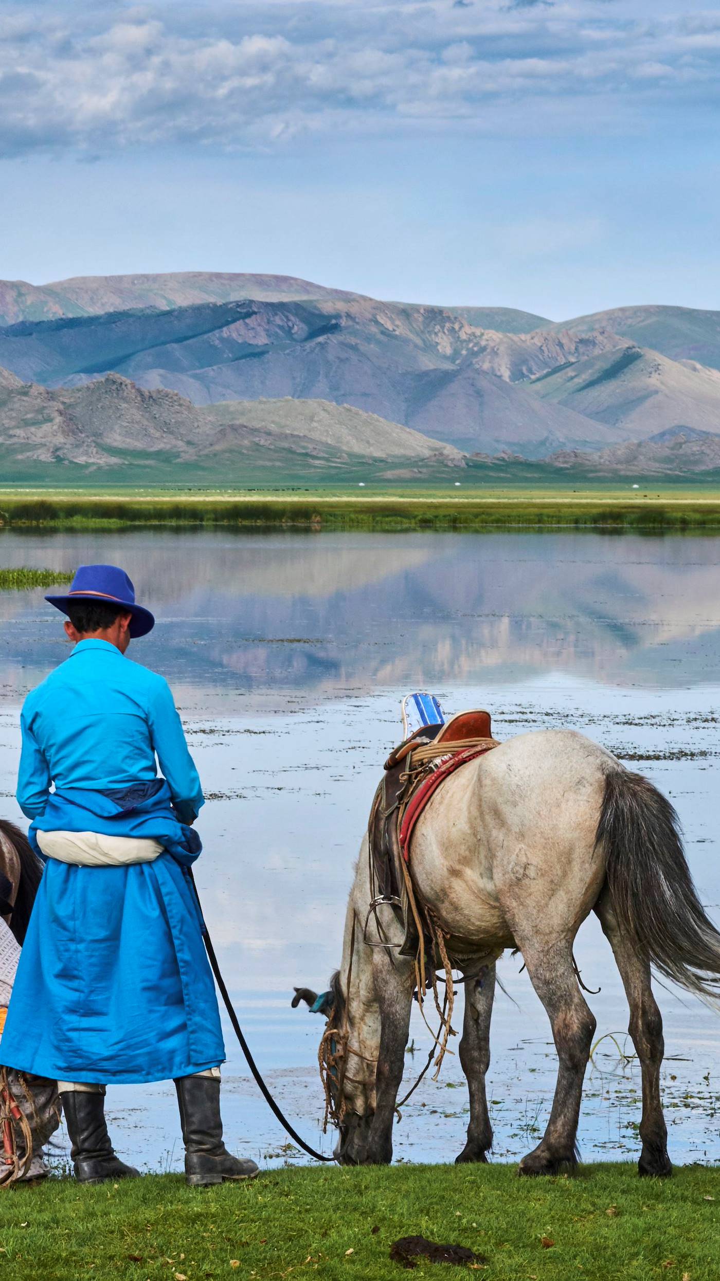 Cavaliers dans la province de Bayankhongor - Mongolie