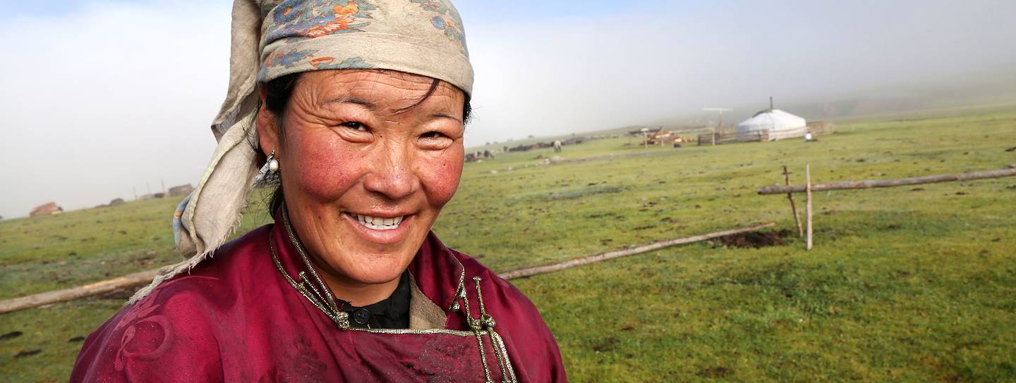 Portrait d'une femme Mongole - Mongolie