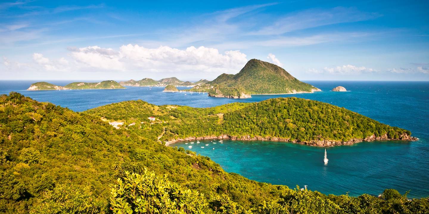 Vue sur Grande Baie à Terre de Bas - Archipel des Saintes - Guadeloupe