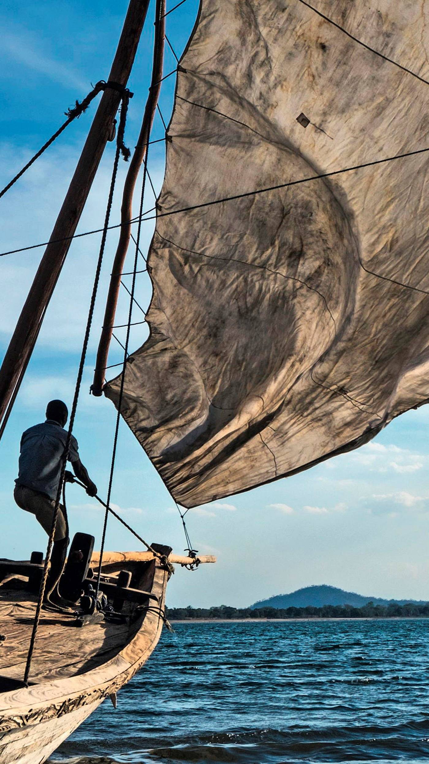 Bateau de pêche sur le lac Malawi