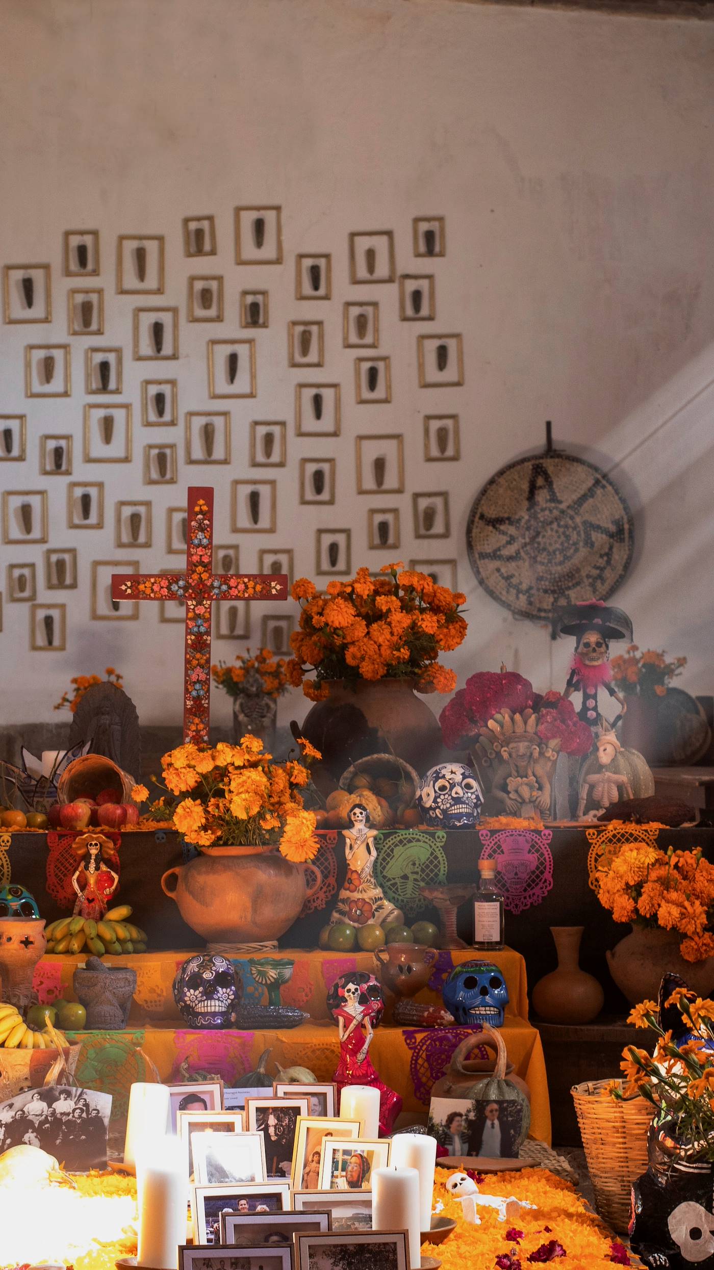 Célébration de la fête des mort dans l'hacienda Santa Barbara - Huamantla - État de Tlaxcala -Mexiqu