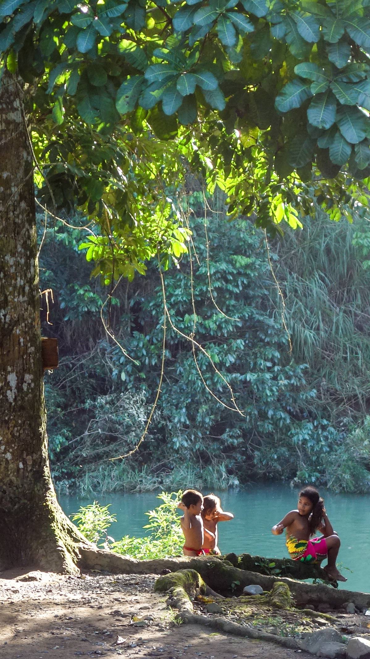 Rencontre avec les indiens Emberas dans le Parc National de Chagres - Panama