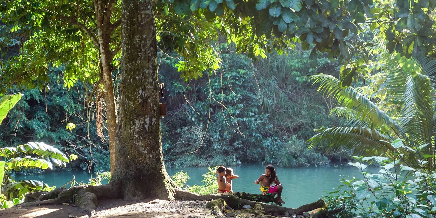 Rencontre avec les indiens Emberas dans le Parc National de Chagres - Panama