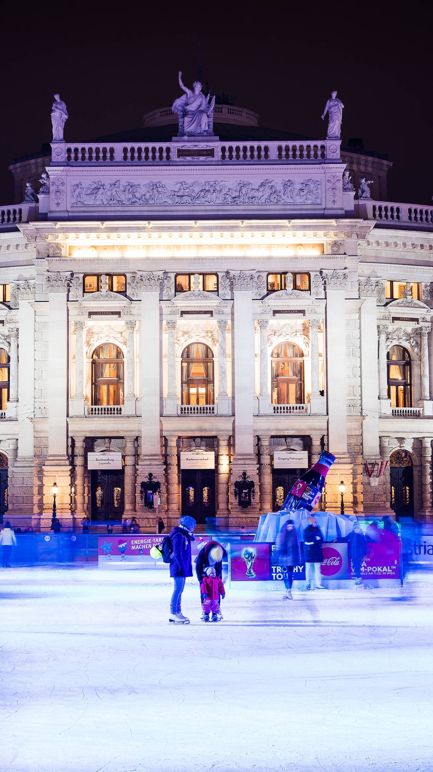 Le Burgtheater, théâtre inauguré en 1888 - Vienne - Autriche