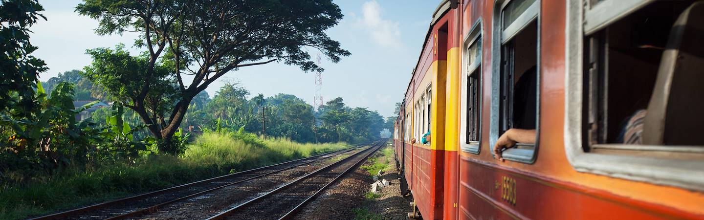 Voyage en train au Sri Lanka