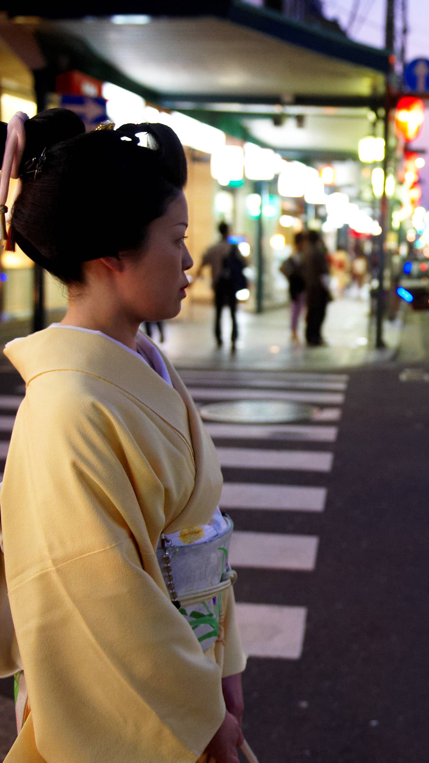Geisha dans le quartier de Gion - Kyoto - Japon