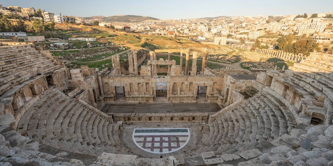 Amphithéâtre du site antique de Jerash - Jordanie