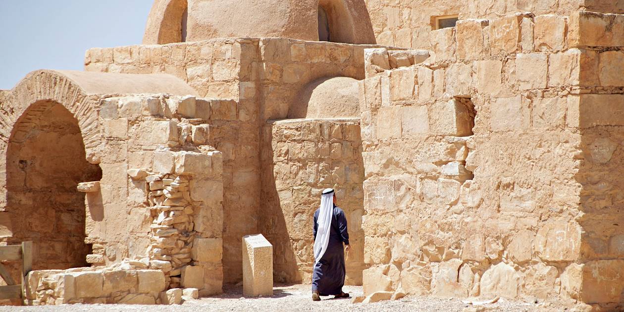 Qusair Amra, château dans le désert de l'Est - Jordanie