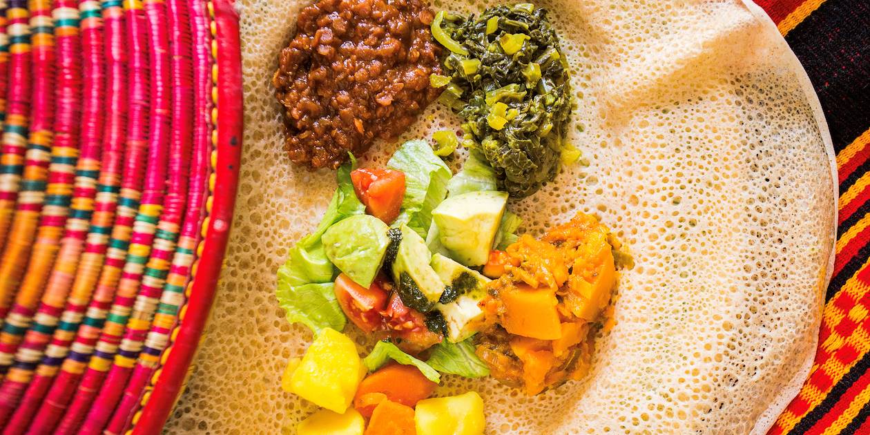 Cuisine traditionnelle : l'injera - Ethiopie