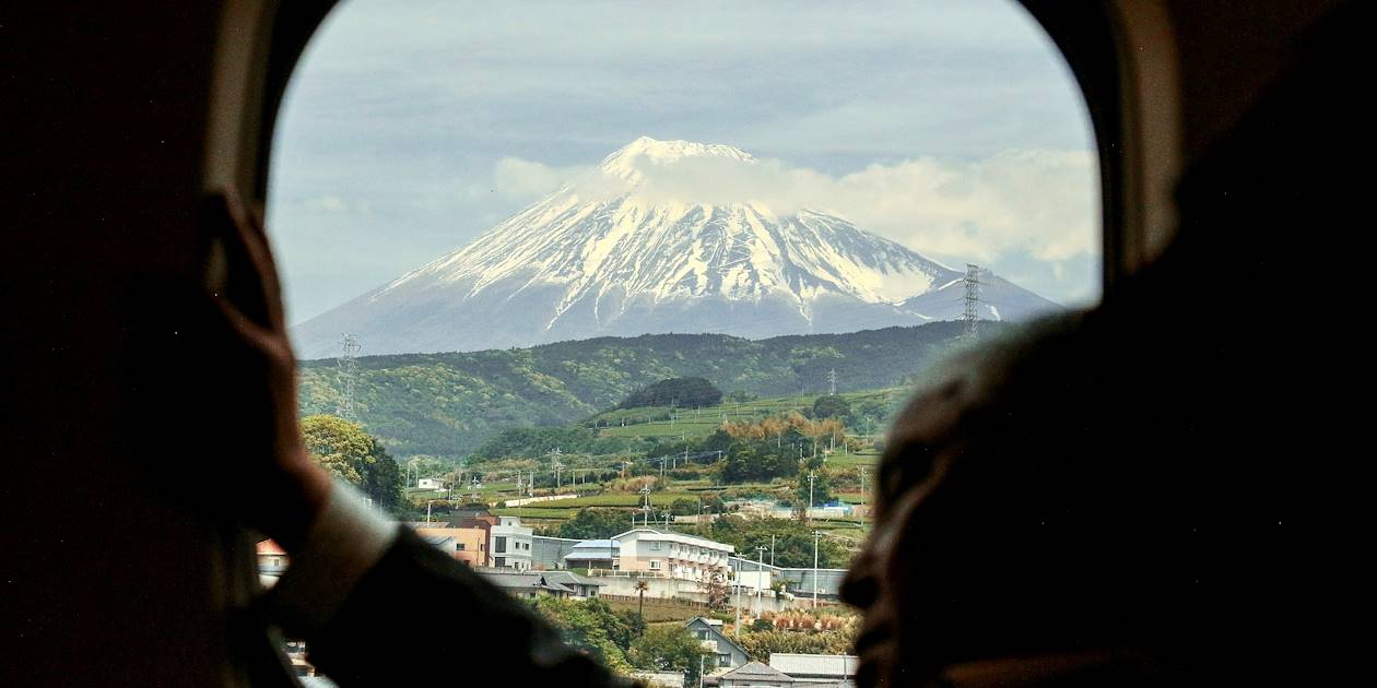 Mont Fuji depuis un train - Japon