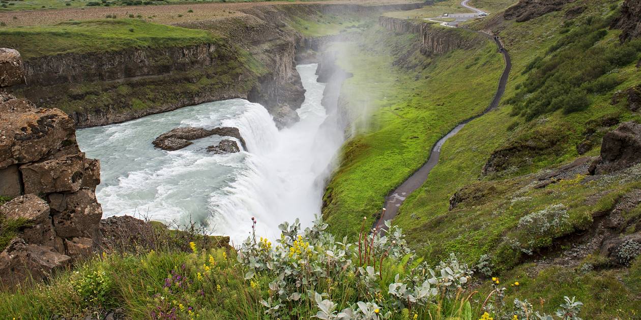 Gullfoss, les "chutes d'or" - Islande