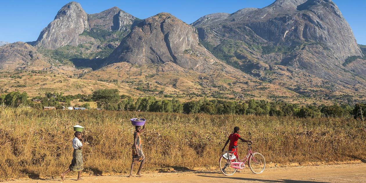 Scène de vie aux alentours du Mont Mulanje - Malawi