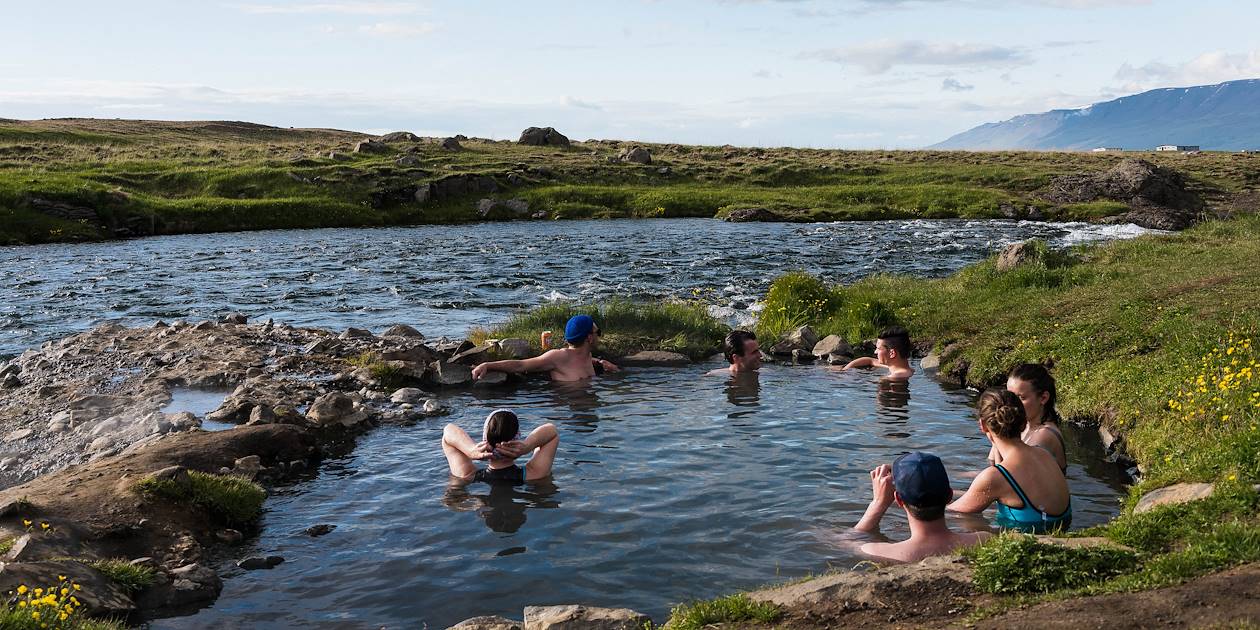 La source thermale naturelle Reykjafoss - Hveragerdi - Nord-Ouest - Islande