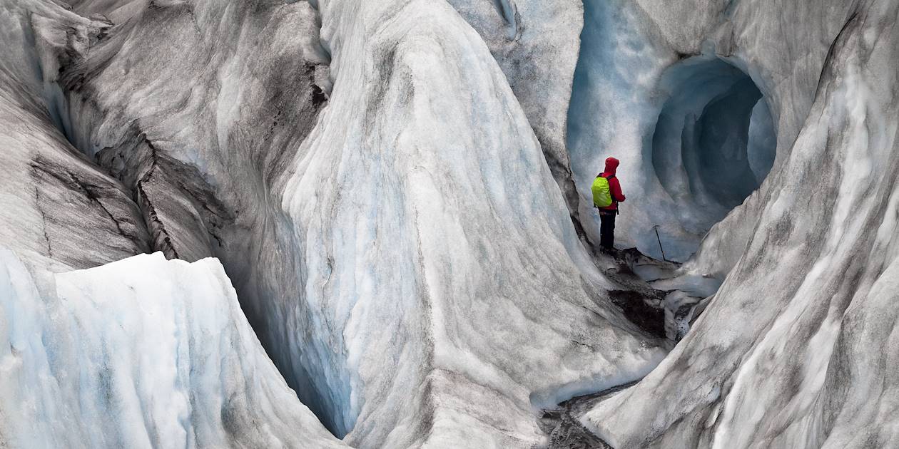 Exploration d'un glacier - Islande