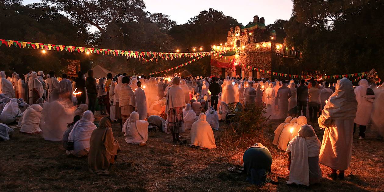 Fête orthodoxe de Timkat à Gondar - Abyssinie - Ethiopie 