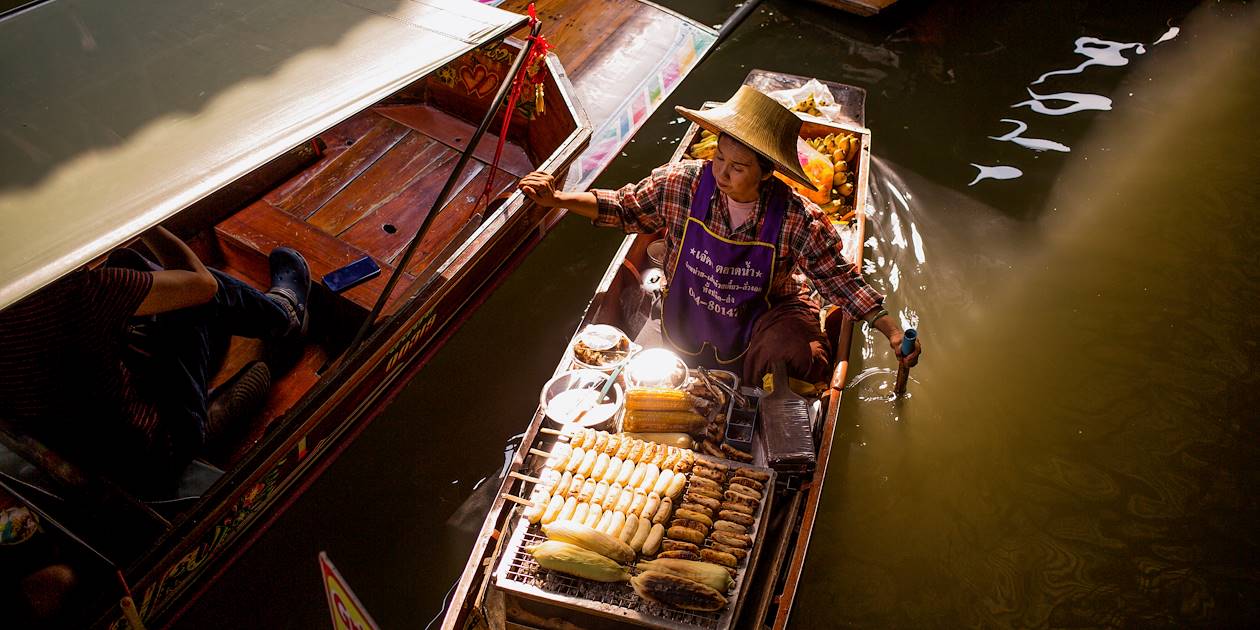 Le marché flottant de Damnoen Saduak - Bangkok - Thaïlande