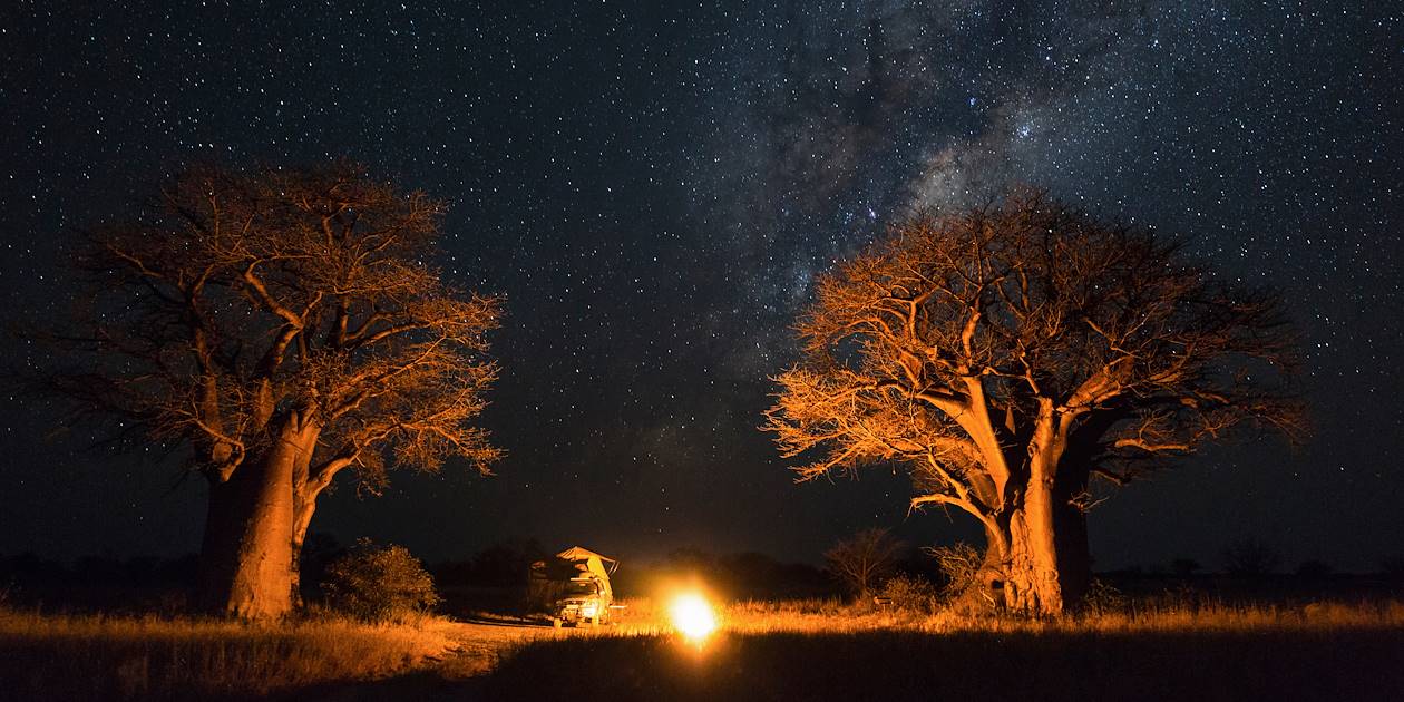 Nuit dans le Pan de Makgadikgadi - Botswana 