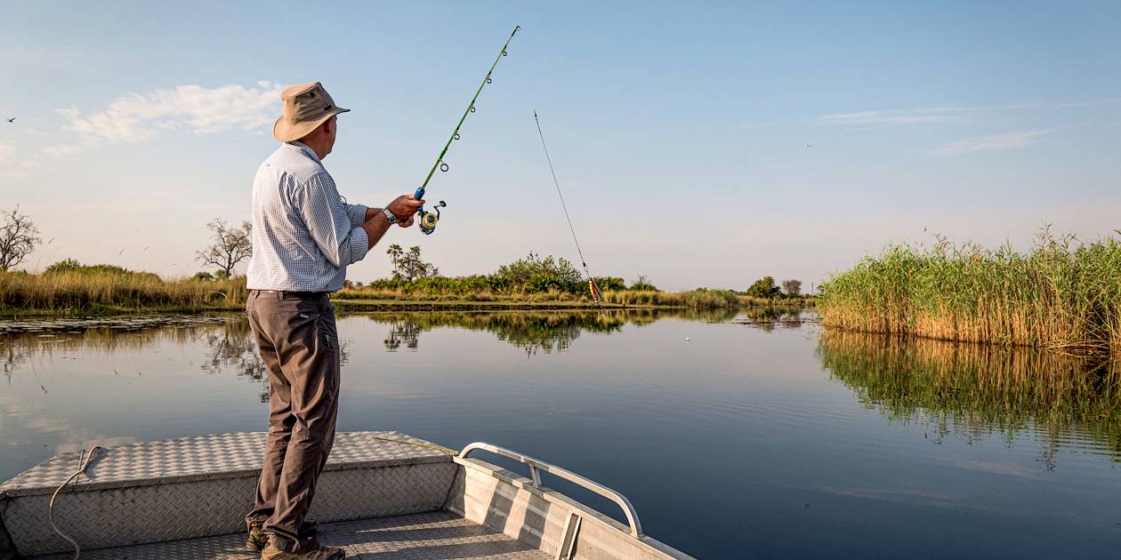 Partie de pêche sur le fleuve Chobe - Botswana