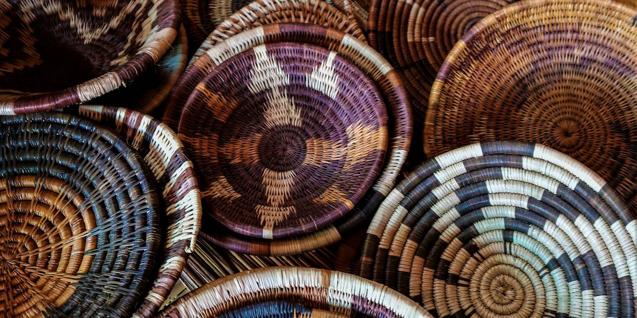 Paniers artisanaux traditionnels - Botswana