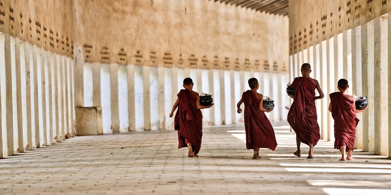 Jeunes moines bouddhistes - Birmanie