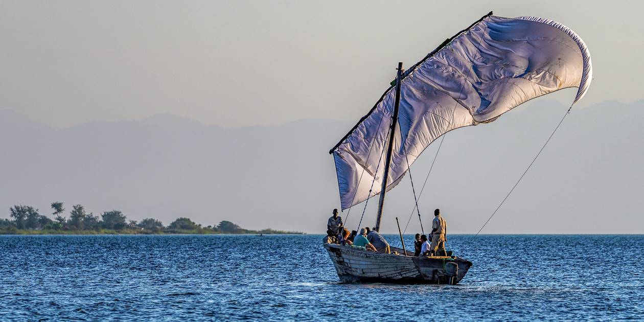 Bateau à voile sur Lac Malawi - Malawi