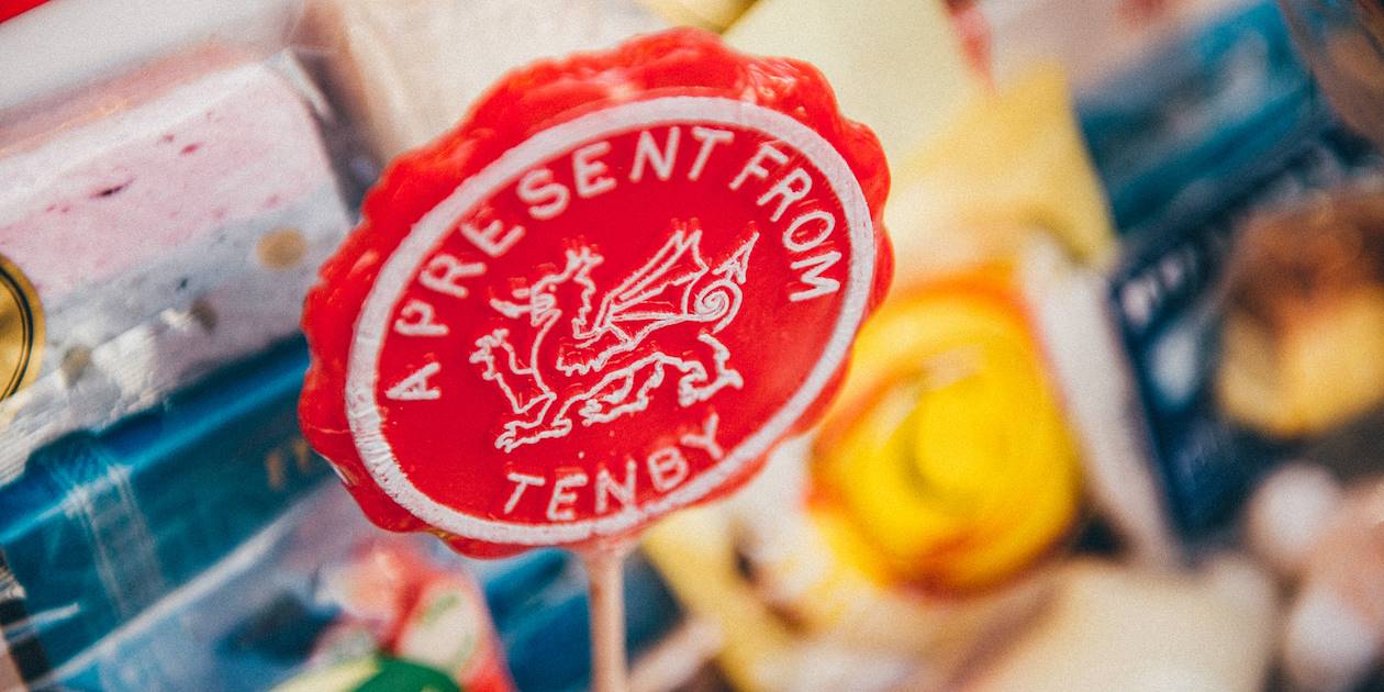 Boutique de souvenirs à Tenby - Pays de Galles - Royaume Uni