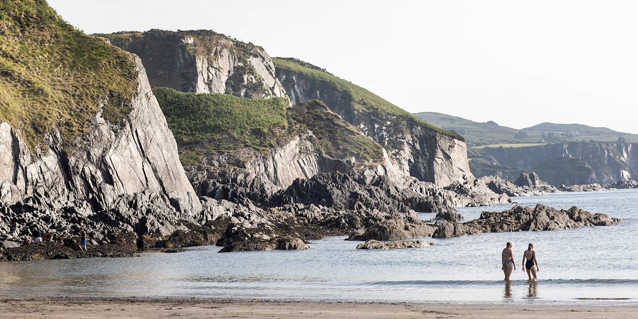 Parc national côtier du Pembrokeshire : plage Pwllgwaelod - Pays de Galles - Royaume-Uni