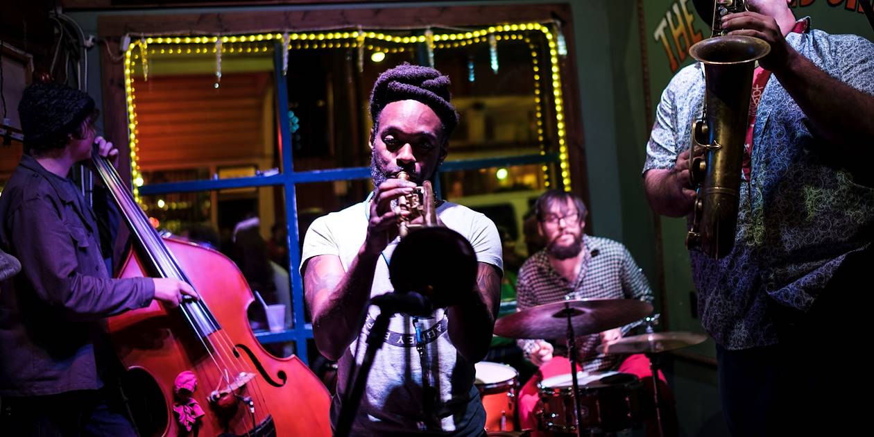 Concert de jazz dans un club - Nouvelle Orléans - Louisiane - Etats Unis
