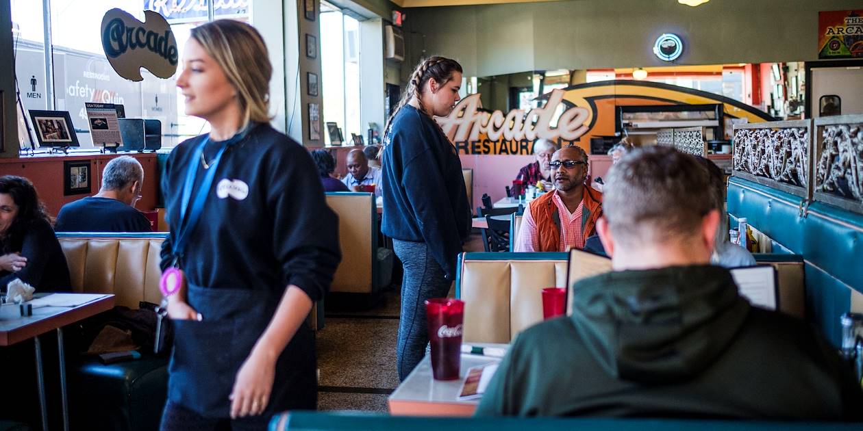 The Arcade Restaurant, le plus vieux "dinner" de Memphis - Tennessee - Etats Unis