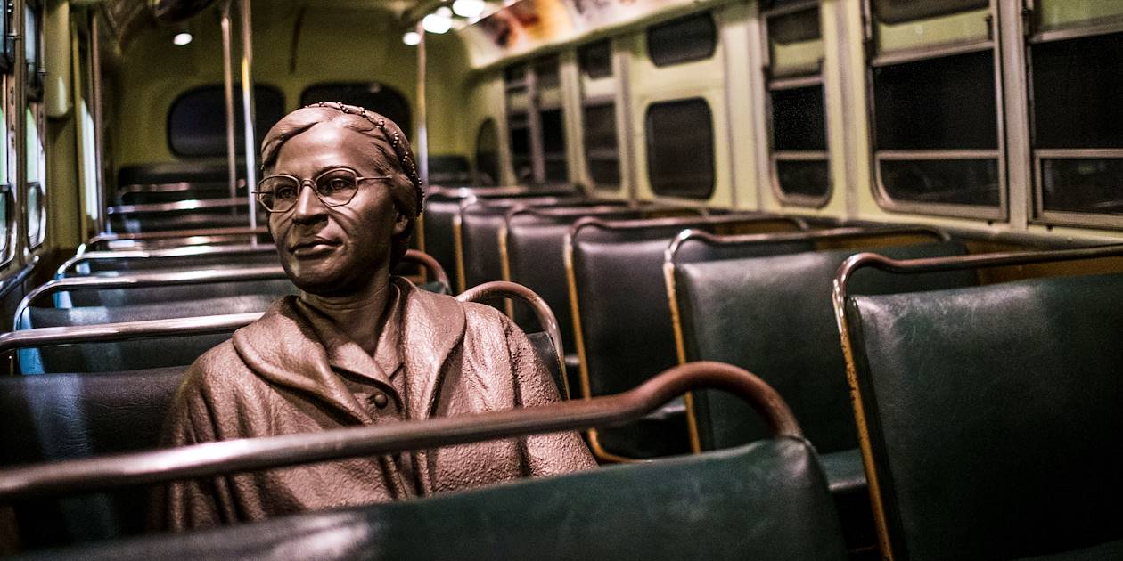Musée national des droits civiques : exposition autour de Rosa Parks - Memphis - Tennessee - Etats Unis