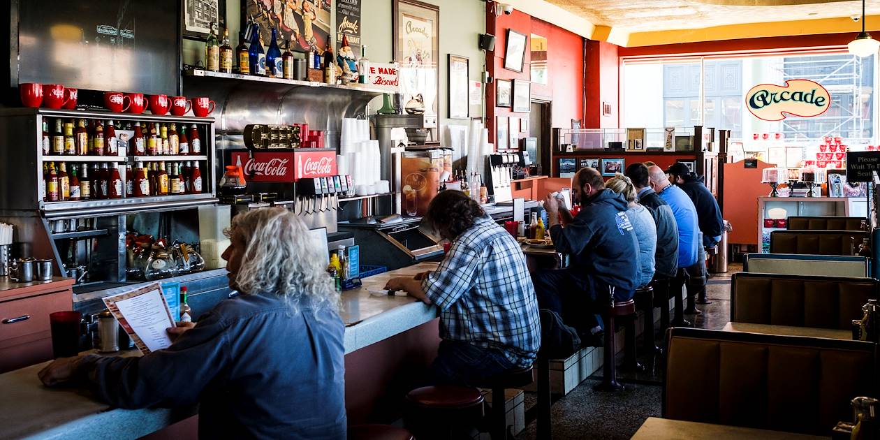 The Arcade Restaurant, le plus vieux "dinner" de Memphis - Tennessee - Etats Unis
