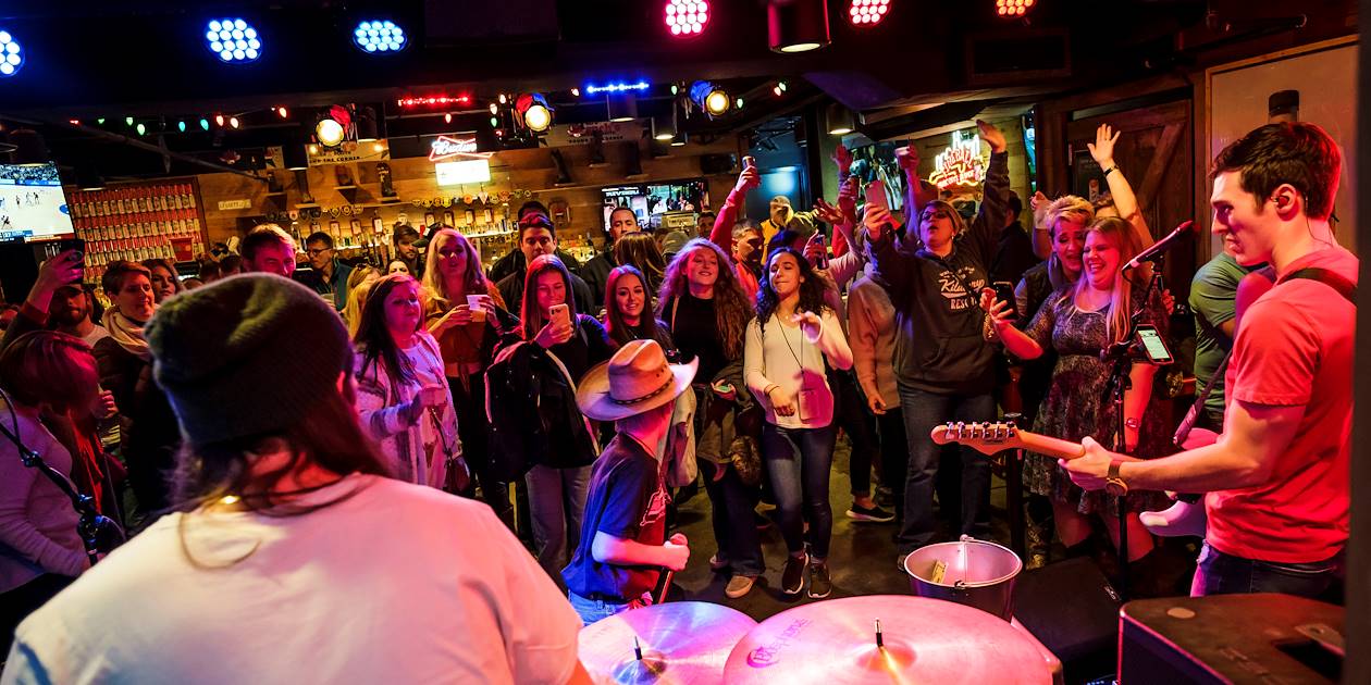 Concert de country dans un bar de Nashville - Tennessee - Etats Unis