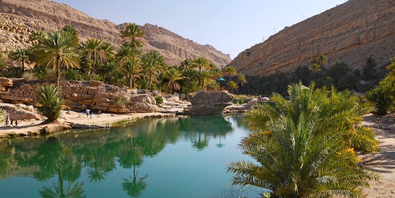 Piscines naturelles à Wadi Bani Khalid - Oman