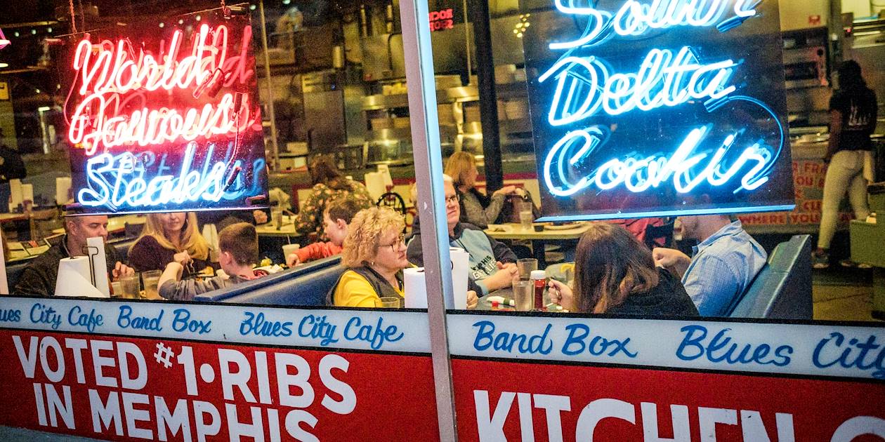 Dans un restaurant de Memphis - Tennessee - Etats Unis