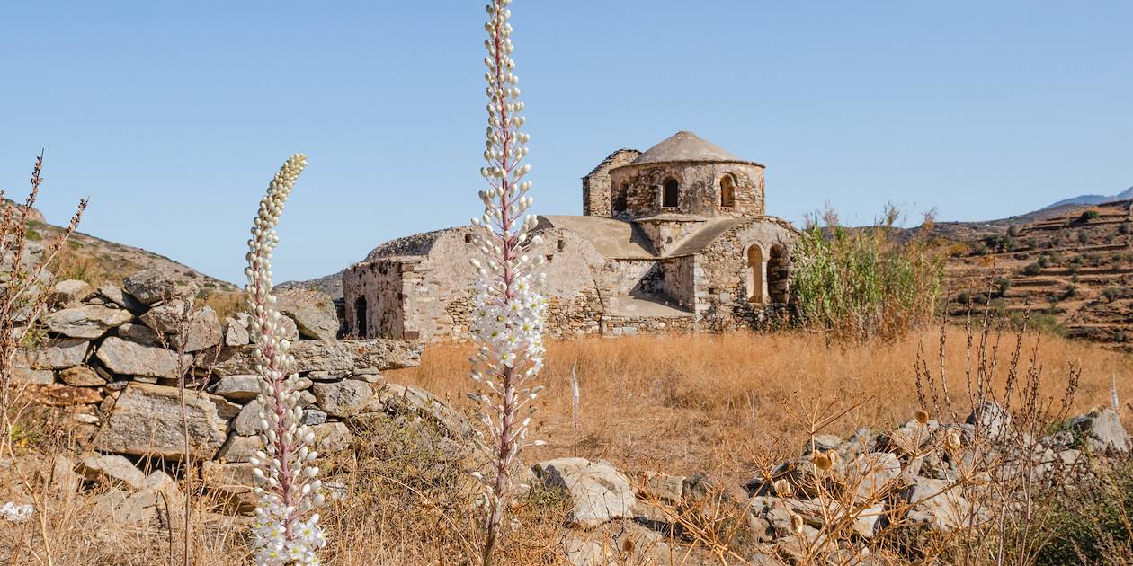 Eglise Agios Mamas dans la vallée de Potamia - Naxos - Grèce