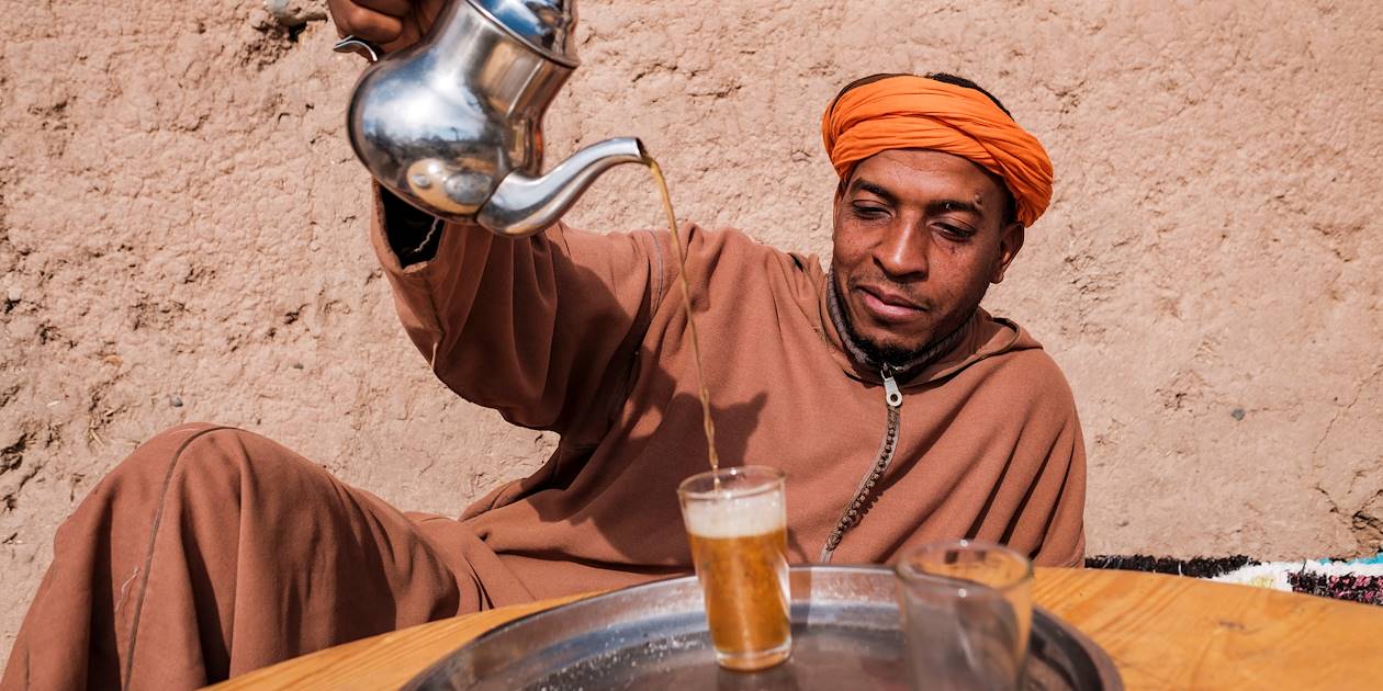 Thé à la menthe chez Yassine - Skoura - Maroc