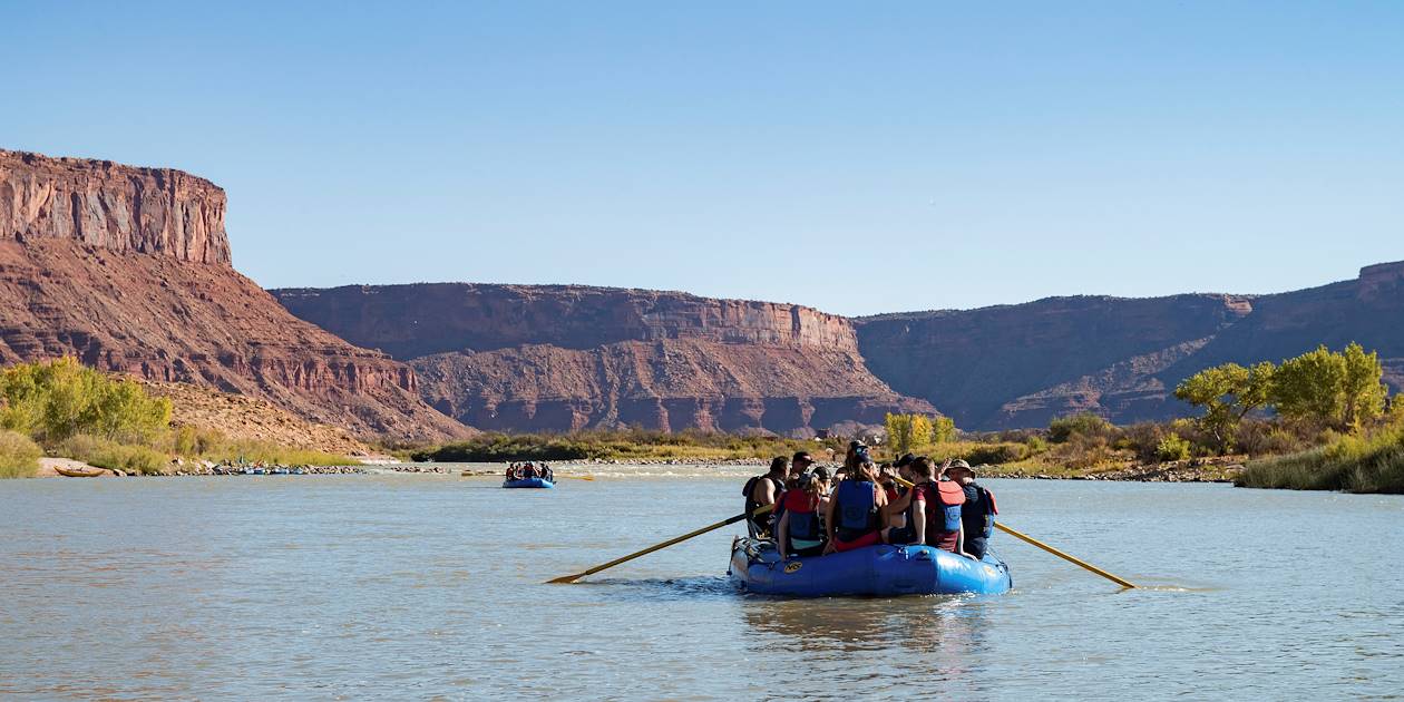 Descente du fleuve Colorado en raft - Moab - Utah - Etats-Unis