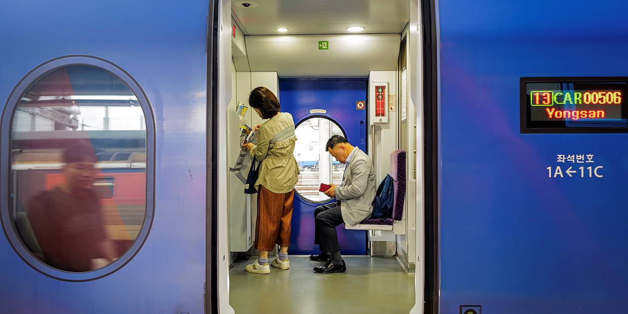 Prendre le train à Busan - Corée du Sud