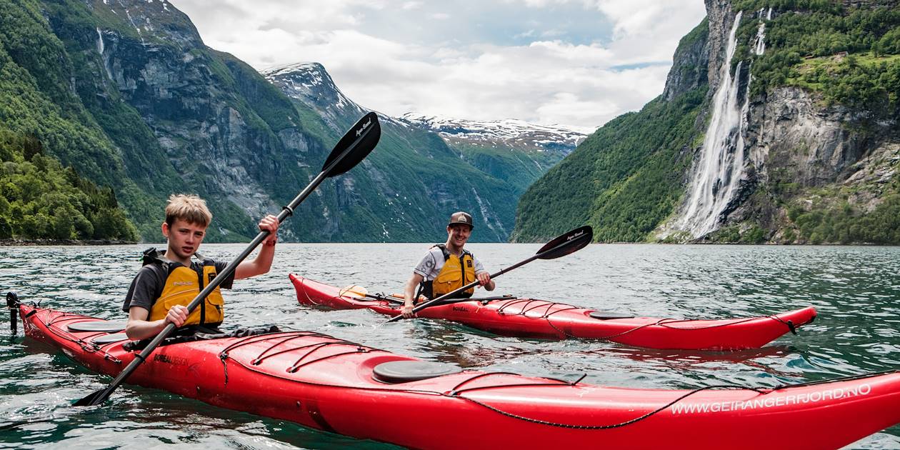 Balade en kayak dans le Geirangerfjord - Norvège