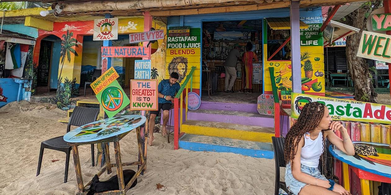 Bar de plage à Negril - Jamaïque