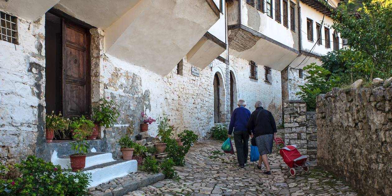 Dans les rues de Berat - Albanie