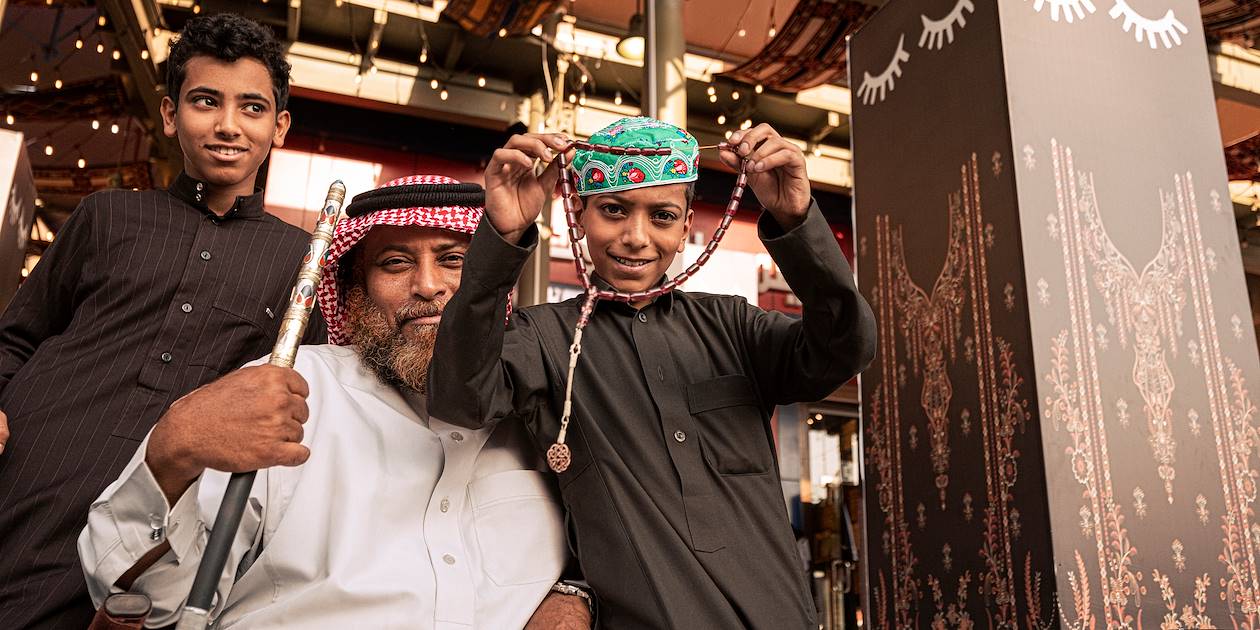 Marchand de bijoux sur le souk de Riyadh - Arabie Saoudite 