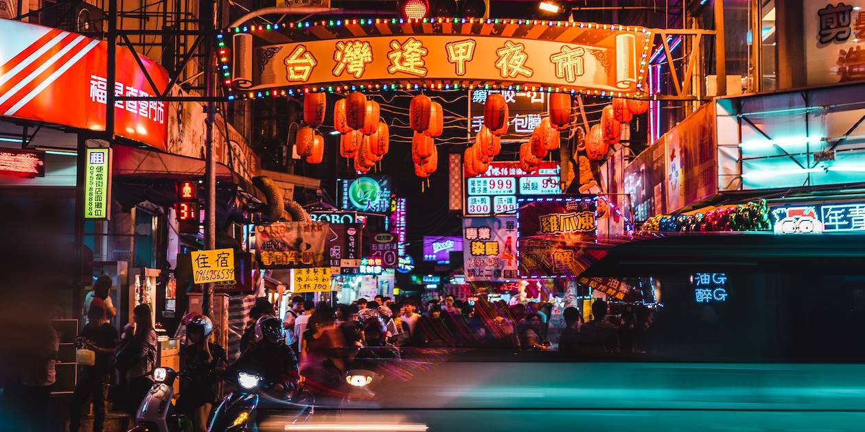 Marché nocturne à Taichung - Taïwan