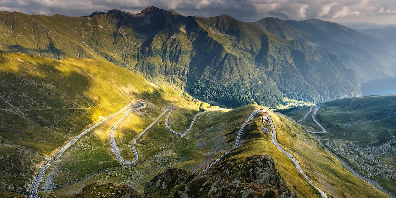 Sur la route Transfagarasan, à travers les Carpates - Transylvanie - Roumanie