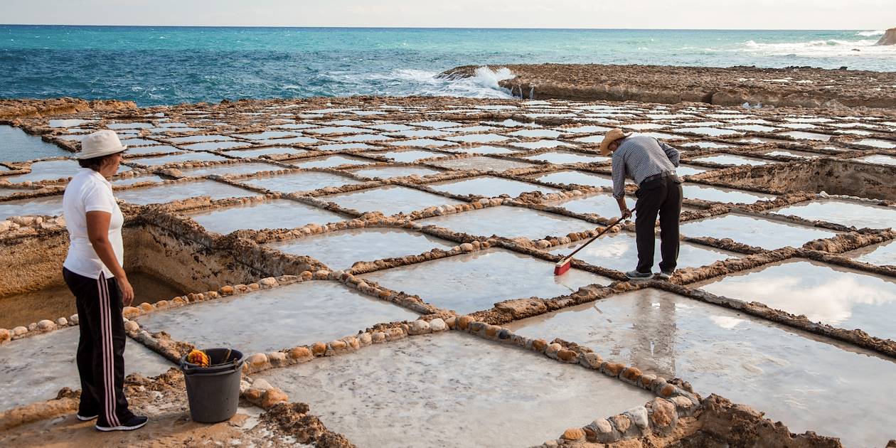 Les marais salants de Xwejni - Xwejni - Île de Gozo - Malte