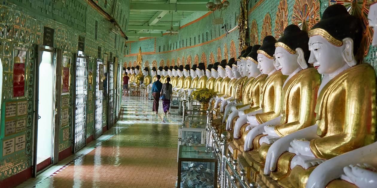 Temple U Min Thonze - Sagaing - Birmanie