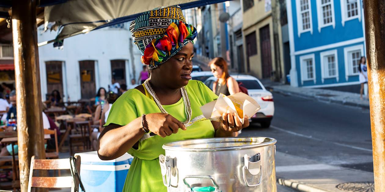 Street food dans le quartier Rio Vermelho - Salvador - Brésil