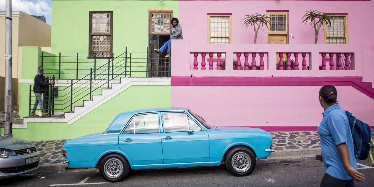 Dans les rues colorées de Bo-Kaap, le quartier malais du Cap - Le Cap - Afrique du Sud